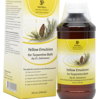 Yellow Turpentine Rejuvenating Bath Emulsion by Dr. Zalmanov